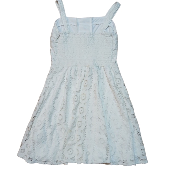 Aeropostale Women's Size Small White Lace-Up Mini Dress - Picture 6 of 6